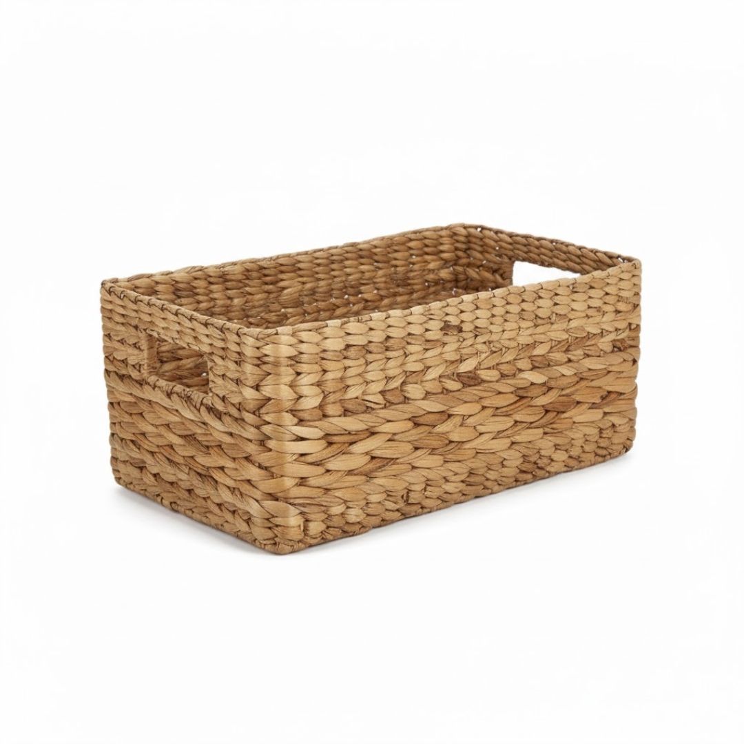 Eco-Friendly Tray with Grooved Handles for Storage